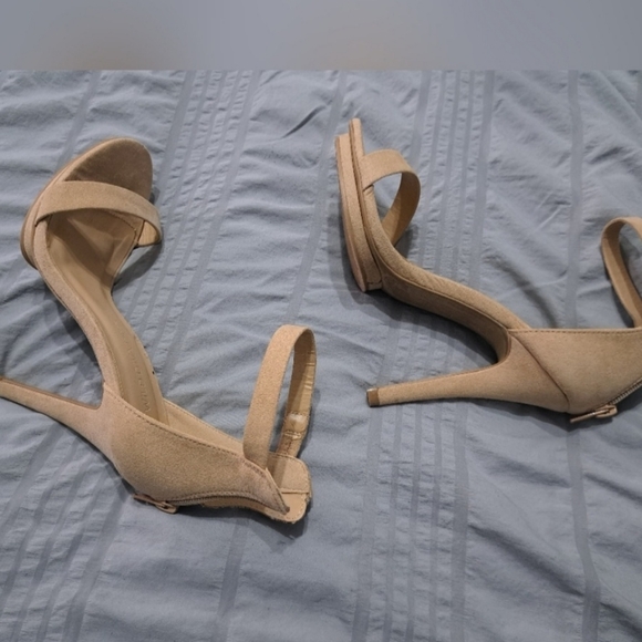 BLACK ASOS  AND BEIGE WILD DIVA SANDALS - Picture 12 of 16